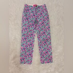 Lilly Pulitzer Pink and Blue Patterned Pants